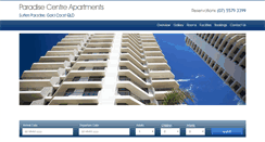 Desktop Screenshot of paradisecentre.com.au