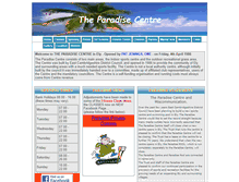 Tablet Screenshot of paradisecentre.co.uk